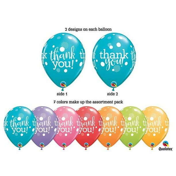 11" Qualatex 12-Count Solid Colors Latex Party Event Decorating Balloons